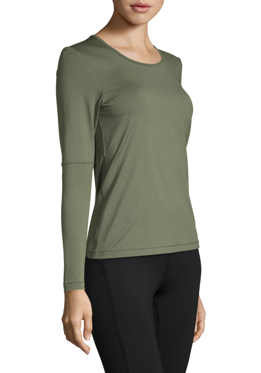 Essential Long Sleeve with Mesh Insert – Northern Blue