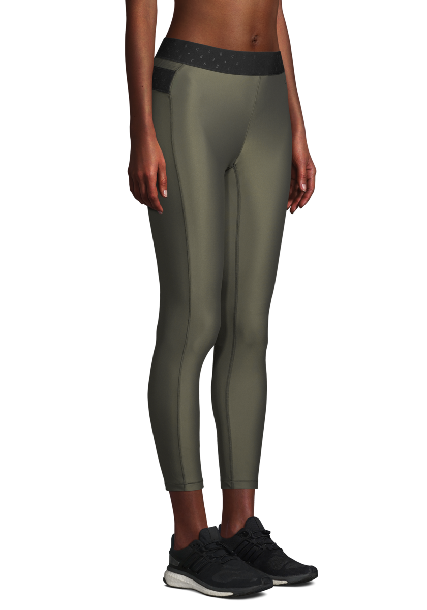 Fearless High Waist 7/8 Tights - Olive Green