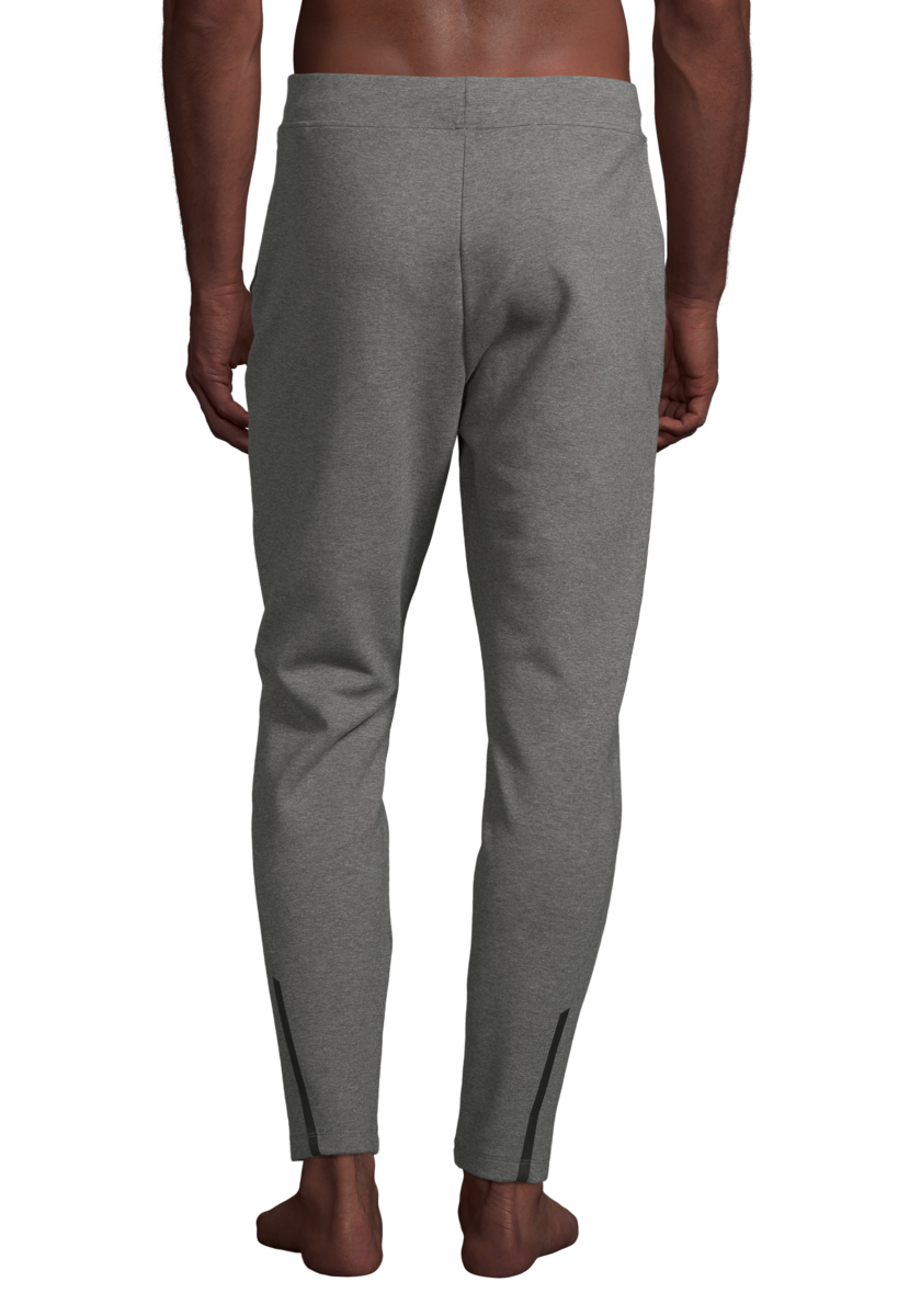 M Double Knit Pants – Dk grey melange