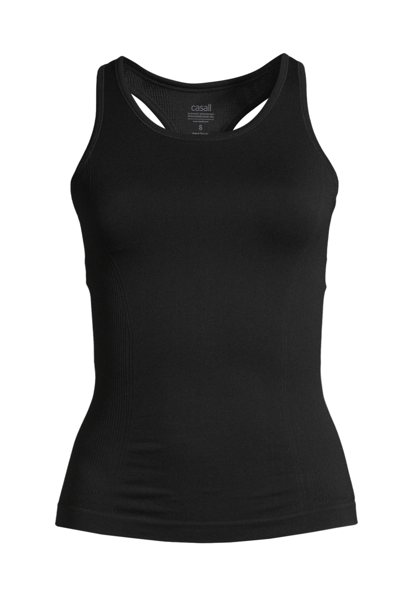 Essential Seamless Support Racerback – Black
