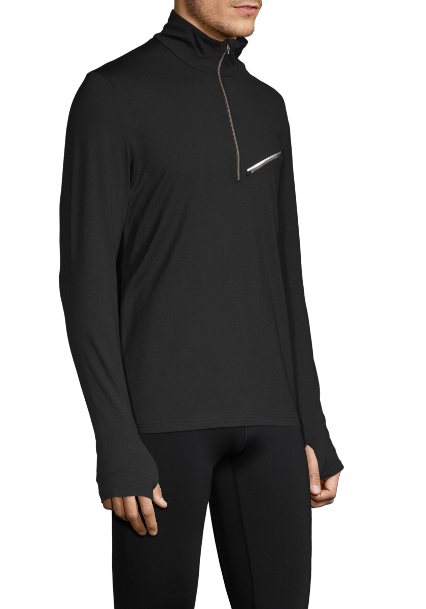 M Reflective T-Neck – Black